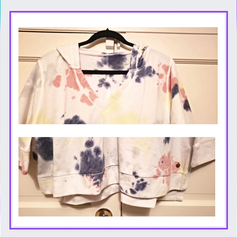 🔥LANE BRYANT-LIVI ACTIVEWEAR TIE DYE HOODIE - Picture 7 of 11